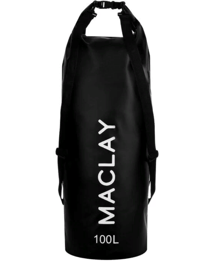 Гермомешок туристический Maclay 100L, 500D, цвет черный