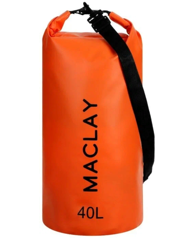 Гермомешок туристический Maclay 40L, 500D, цвет оранжевый