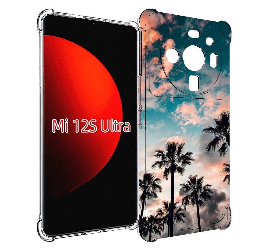 

Чехол MyPads небо-с-пальмами для Xiaomi 12S Ultra, Прозрачный, Tocco