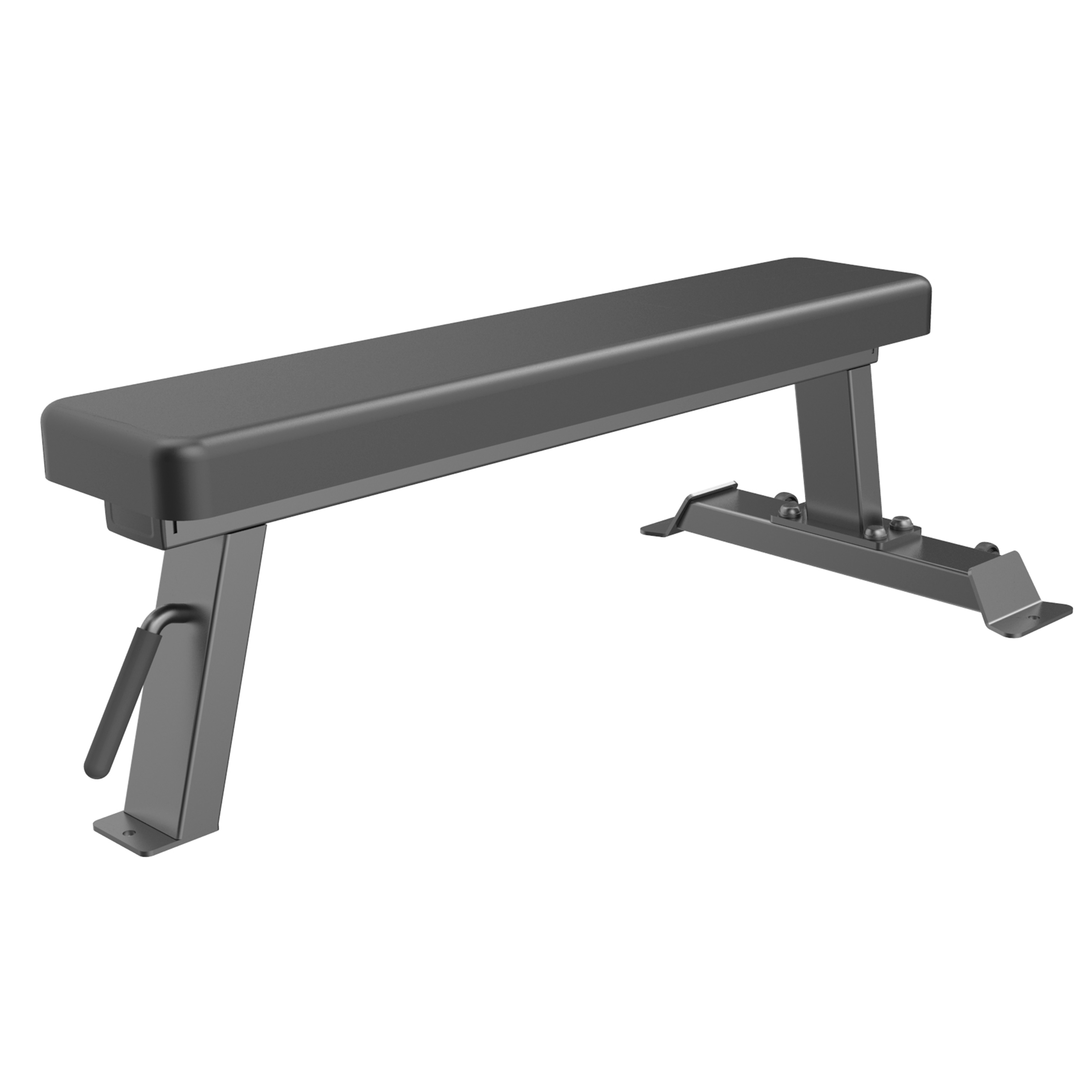 фото Скамья прямая горизонтальная (flat bench) dhz fitness