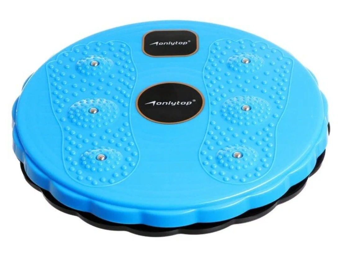 ONLYTOP Диск здоровья магнитный 27 см, цвета микс