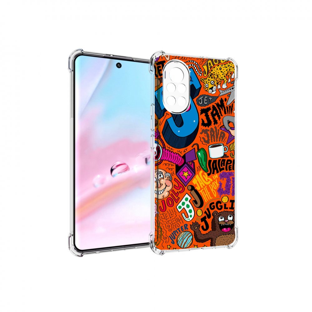 

Чехол MyPads funky-decor для Huawei Nova 8 (ANG-LX1), Прозрачный, Tocco