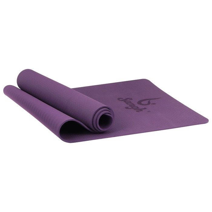Коврик для йоги 183x61x0,6 см, цвет фиолетовый