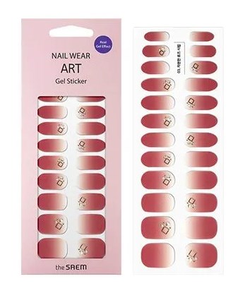 Купить Наклейки для ногтей The SAEM Nail Wear Art Gel Sticker 03 (1 шт)