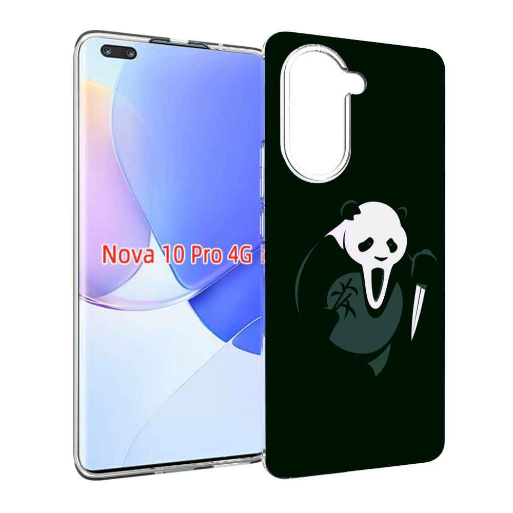 Чехол MyPads Панда-крик для Huawei Nova 10 Pro противоударный