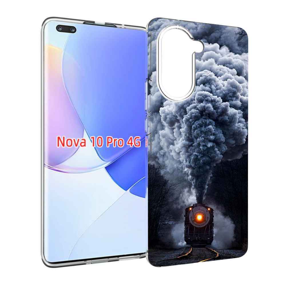 Чехол MyPads Паровоз для Huawei Nova 10 Pro противоударный