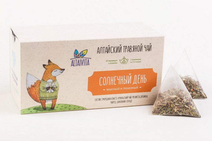 

Чай травяной Altay Superfood Sunny в пирамидках 5 г x 10 шт
