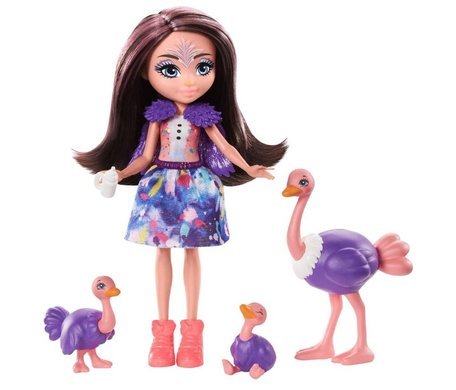 Игровой набор Офелия Страусси с семьей (Mattel Enchantimals GTM32) темная фея офелия и песнь ночи