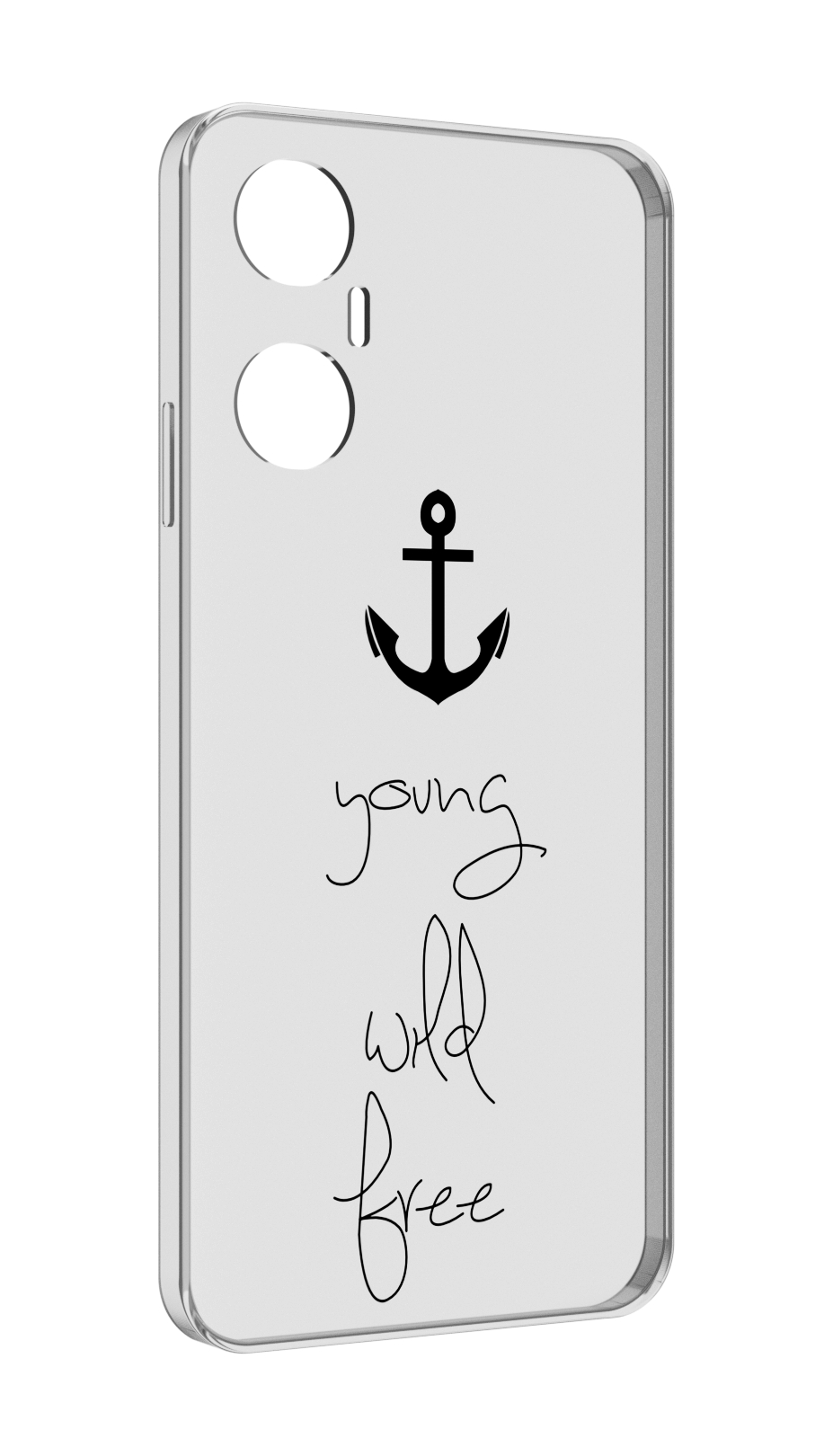 

Чехол MyPads ты-будешь-свободным для Infinix Hot 20 5G, Прозрачный, Tocco