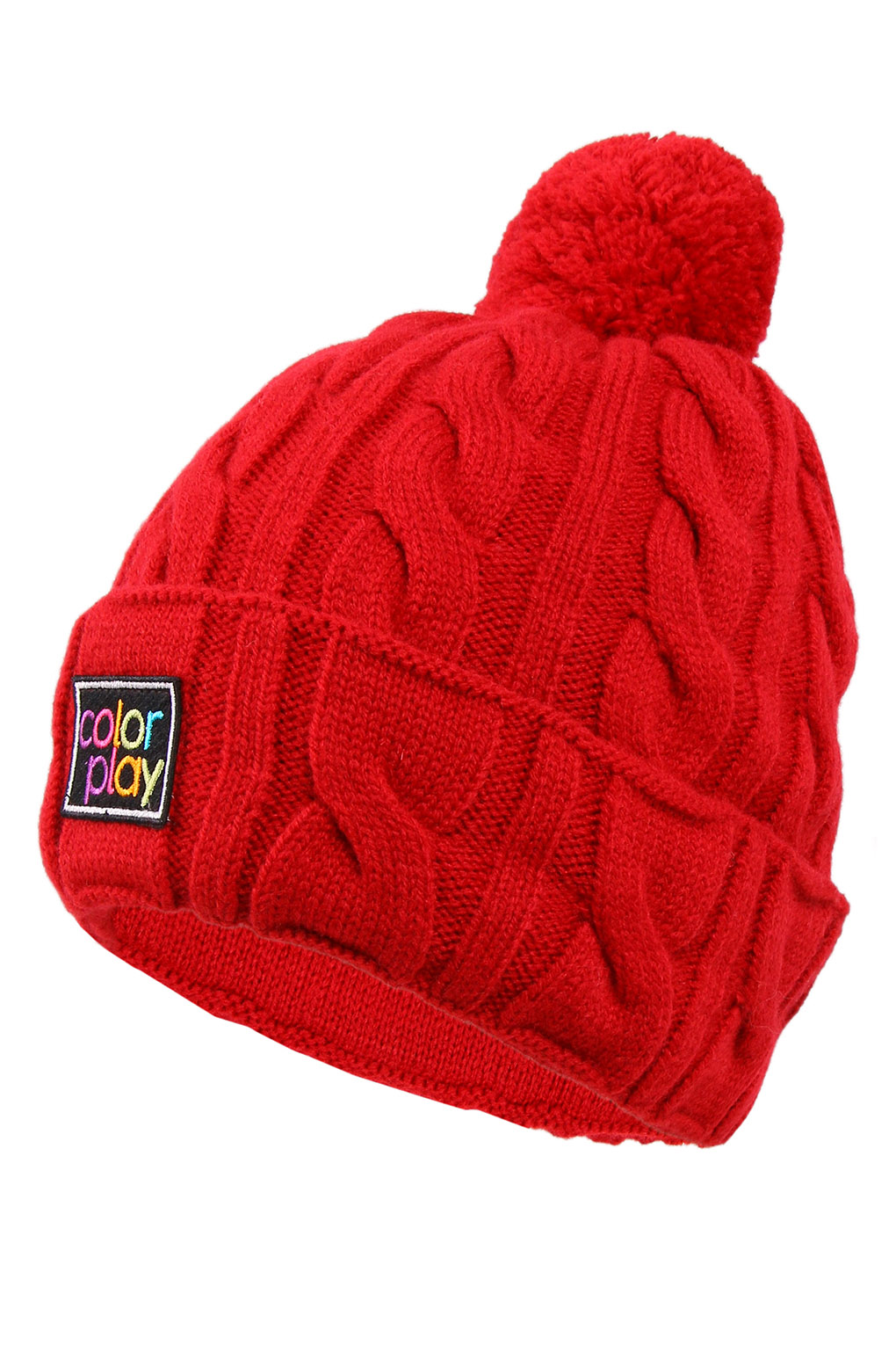 

Шапка бини мужская COLORPLAY CP2208TA8146 красная, р, Красный, CP2208TA8146