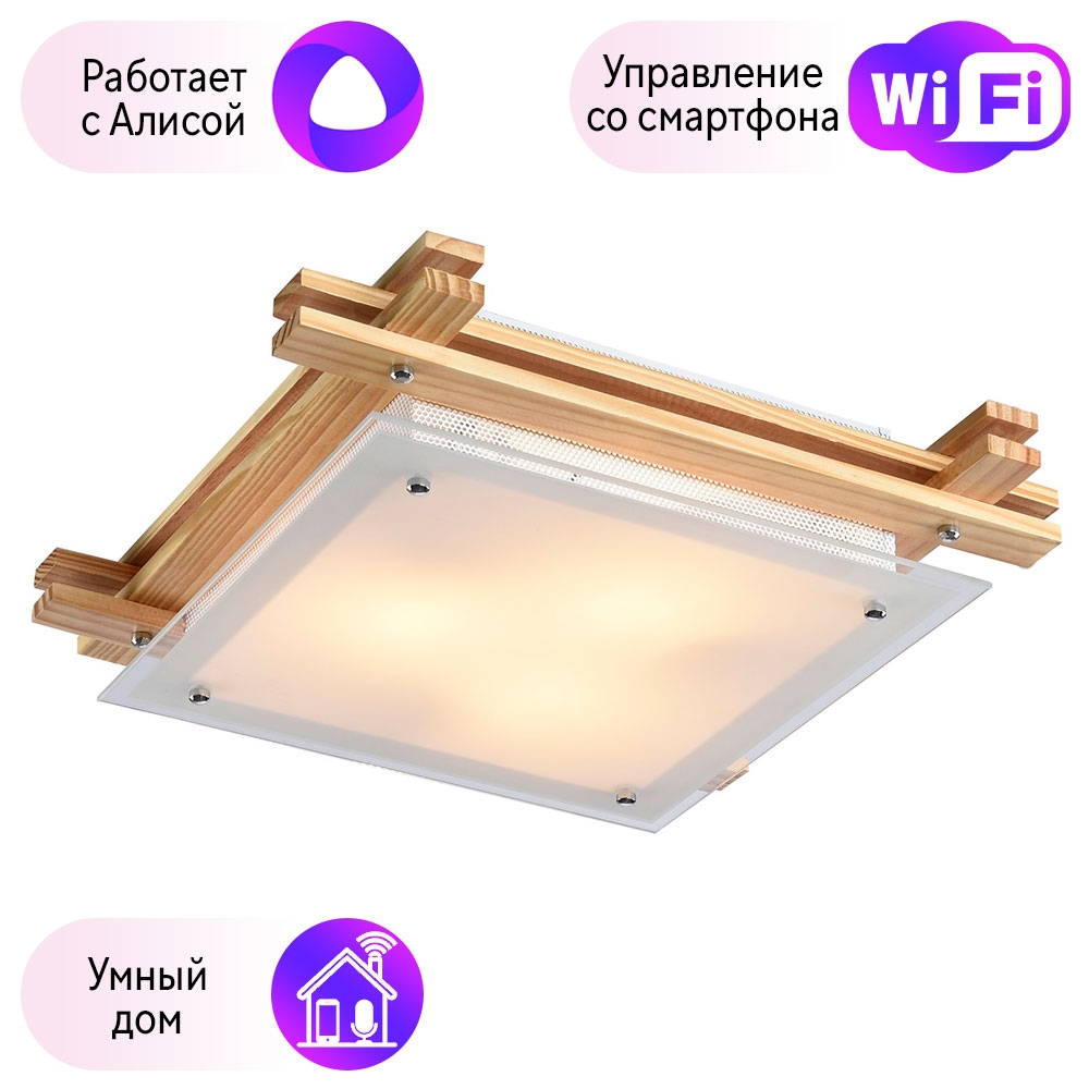 A6460PL-3BR-A Настенно-потолочный светильник Arte Lamp ARCHIMEDE с поддержкой Алиса