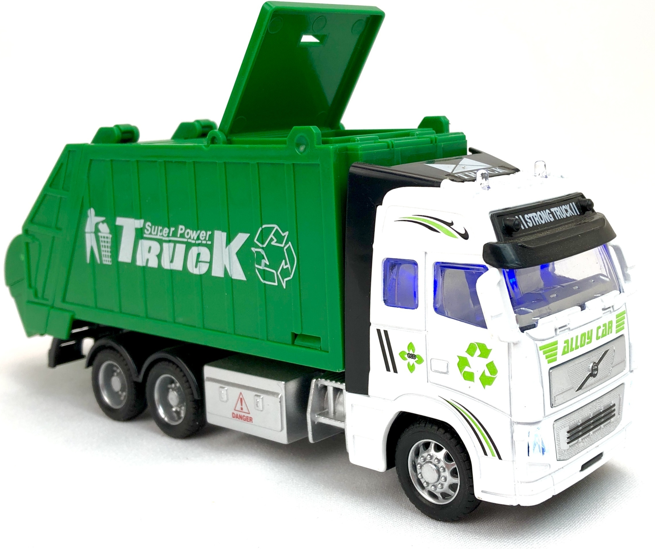 Металлическая модель машины PLAYSMART Мусоровоз Super Power Truck 132 светзвук 2752₽