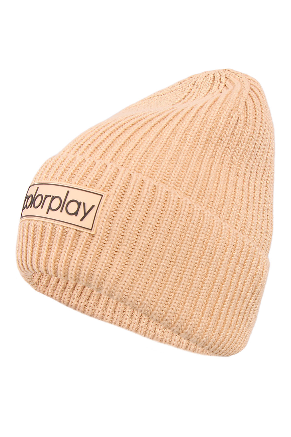 

Шапка бини женская COLORPLAY CP2208TA8071 бежевая, р, Бежевый, CP2208TA8071