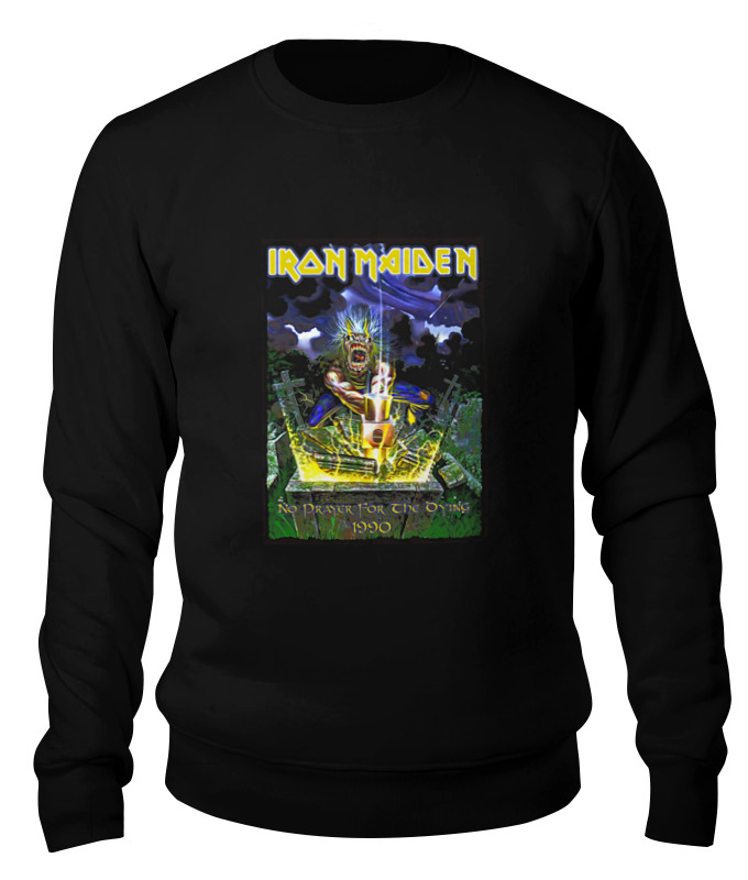 

Свитшот унисекс Printio Iron maiden band черный 2XL, Iron maiden band