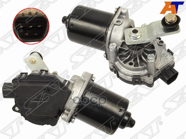 SAT Мотор трапеции стеклоочистителя TOYOTA CAMRY V30 01-06/RAV4 00-05/LEXUS RX 03-09