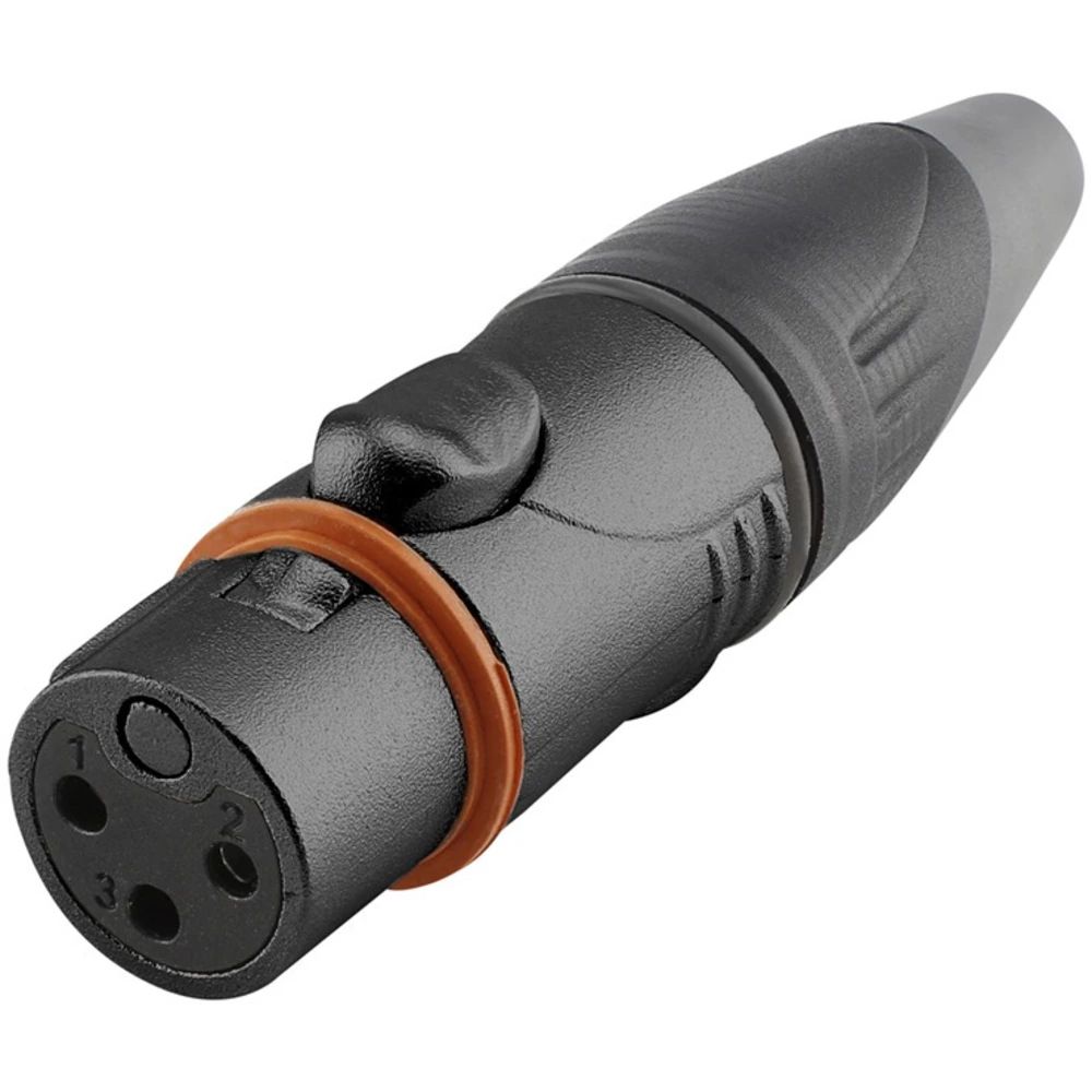 

Разъем XLR (Мама) HIC-ON HI-X3CF-HD-B, Черный