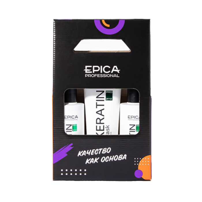 Набор для волос Epica Keratin Pro, 250+250+250 мл