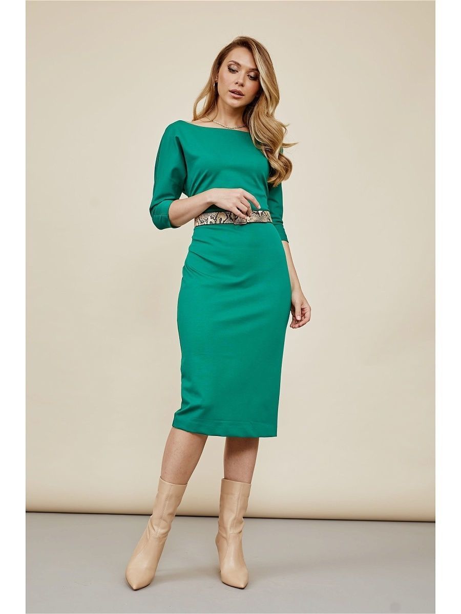 

Платье женское AVEMOD AVE1224 зеленое 42 RU, Зеленый, AVE1224