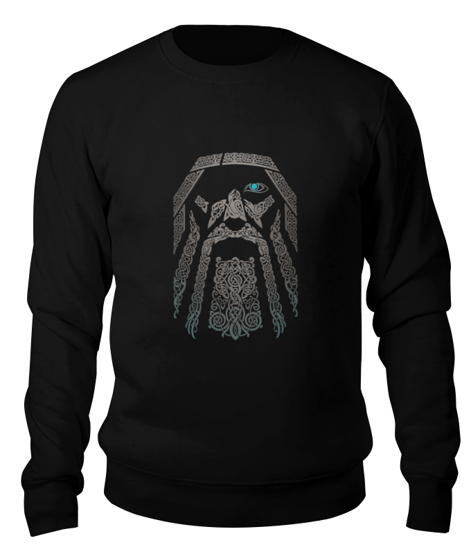 

Свитшот унисекс Printio Один (odin) белый 2XL, Один (odin)