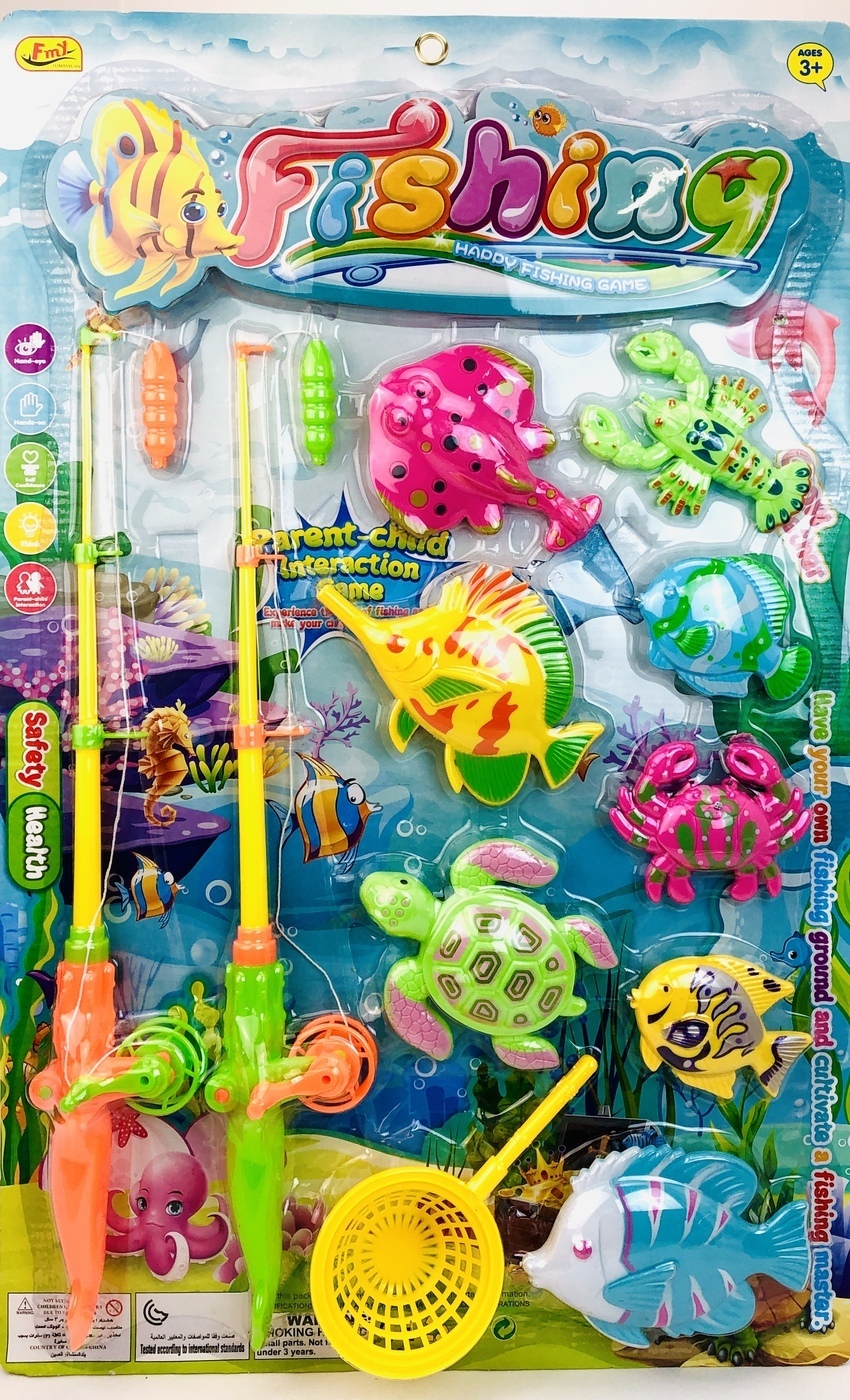 фото Рыбалка для ванной li jia de toys fishing, flimanyuan, 11 предметов, 2 удочки