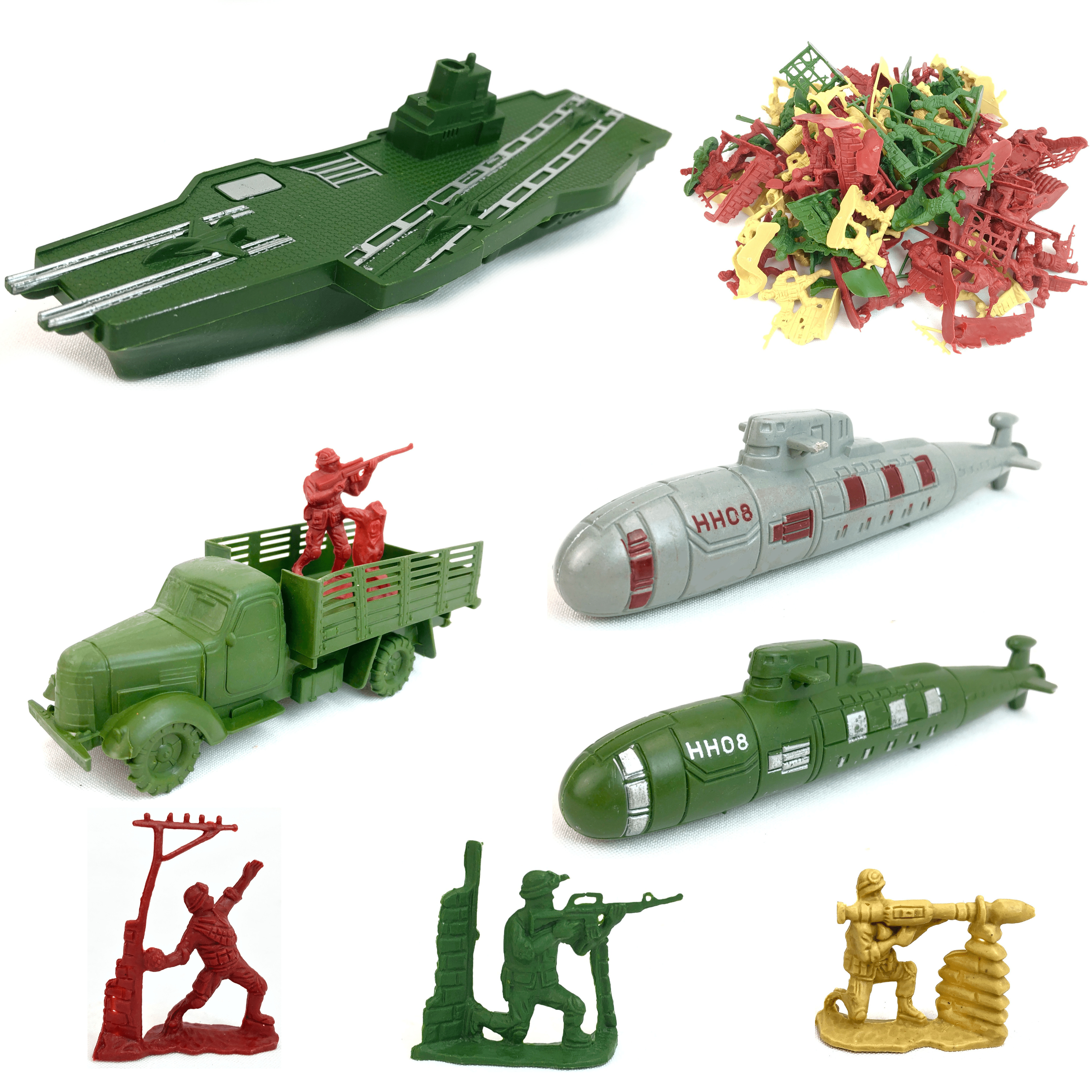 Детский игровой набор PLAYSMART Military Series в рюкзаке, набор солдатиков, 109368 игровой набор shantou gepai military yf3139 2