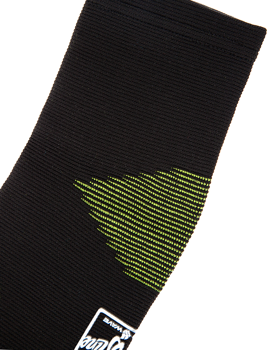 фото Суппорт mad wave elastic elbow support желтый/серый 20 см