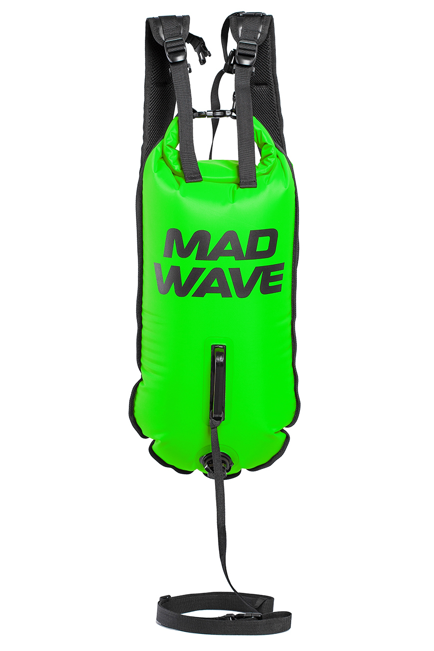Буй для дайвинга Mad Wave Dry Bag 28 л зеленый
