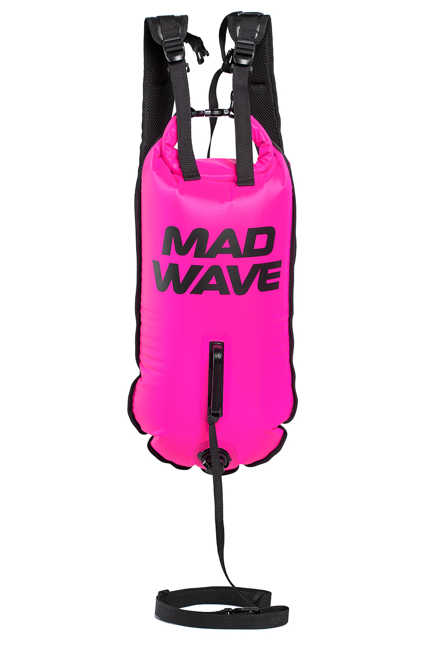 фото Буй для дайвинга madwave dry bag 28 л розовый