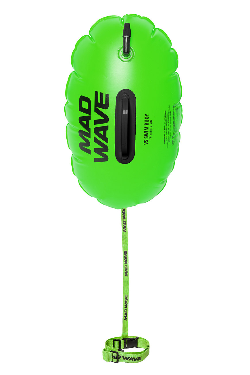Буй для дайвинга Mad Wave VS Swim Buoy 22 л зеленый