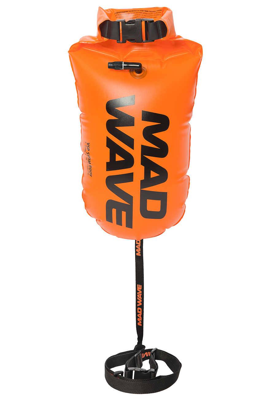 Буй для дайвинга Mad Wave VSP Swim Buoy 25 л оранжевый