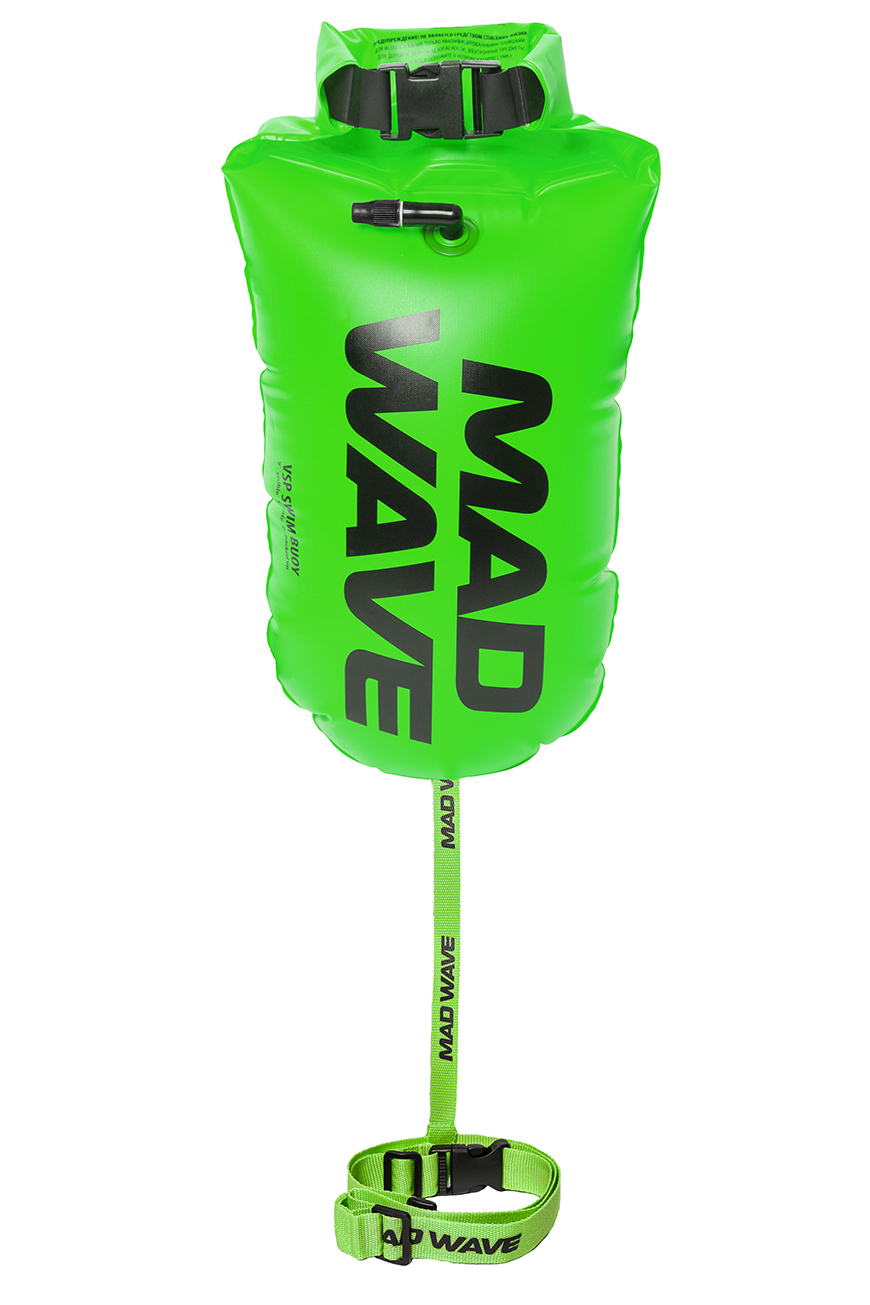 Буй для дайвинга Mad Wave VSP Swim Buoy 25 л зеленый