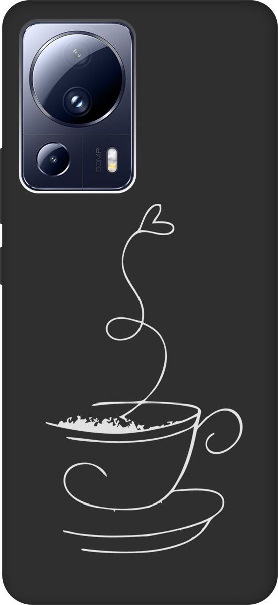 

Чехол на Xiaomi 13 Lite Лайт с 3D принтом "Coffee Love W" черный, Черный;белый, 158517