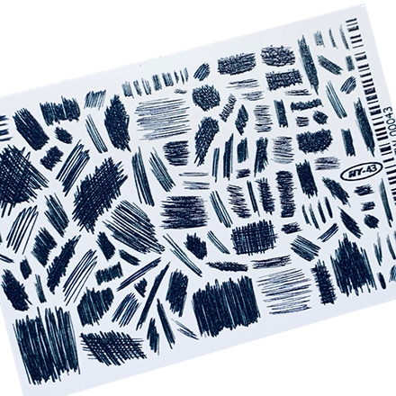 

Набор, Anna Tkacheva, Слайдер NY №43 «Мазки», 3 шт.