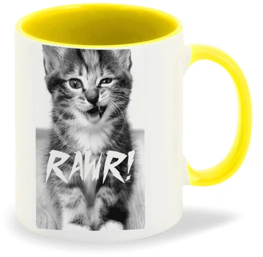 

Кружка CoolPodarok Rawr Котенок