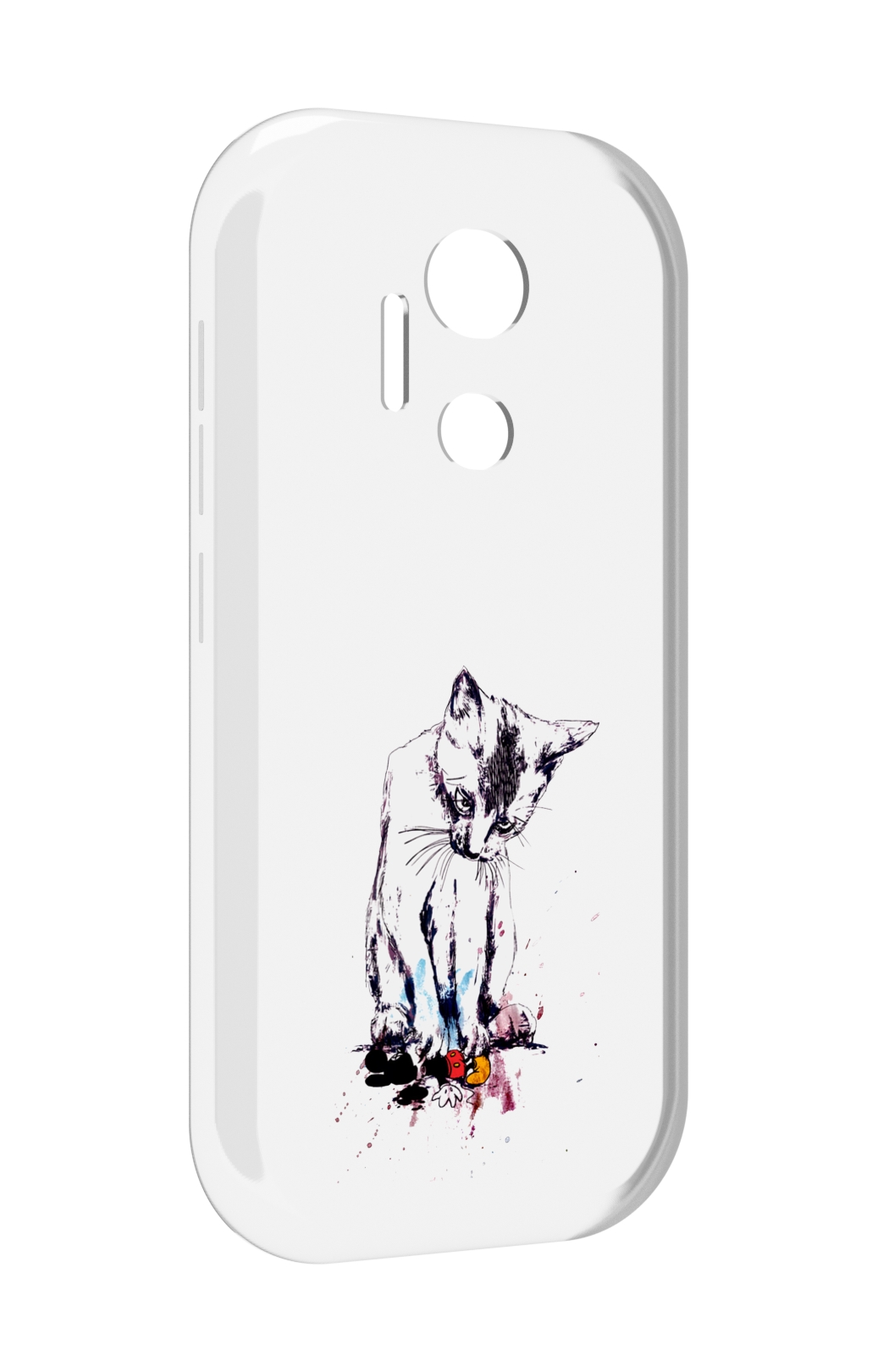 

Чехол MyPads кот и микки для doogee x97 pro, Прозрачный, Tocco