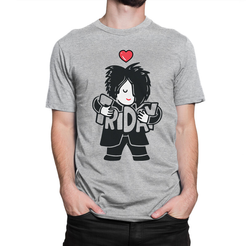 

Футболка мужская DS Apparel The Cure - Friday I'm In Love 9899161-2 серая L, Серый, The Cure - Friday I'm In Love 9899161-2