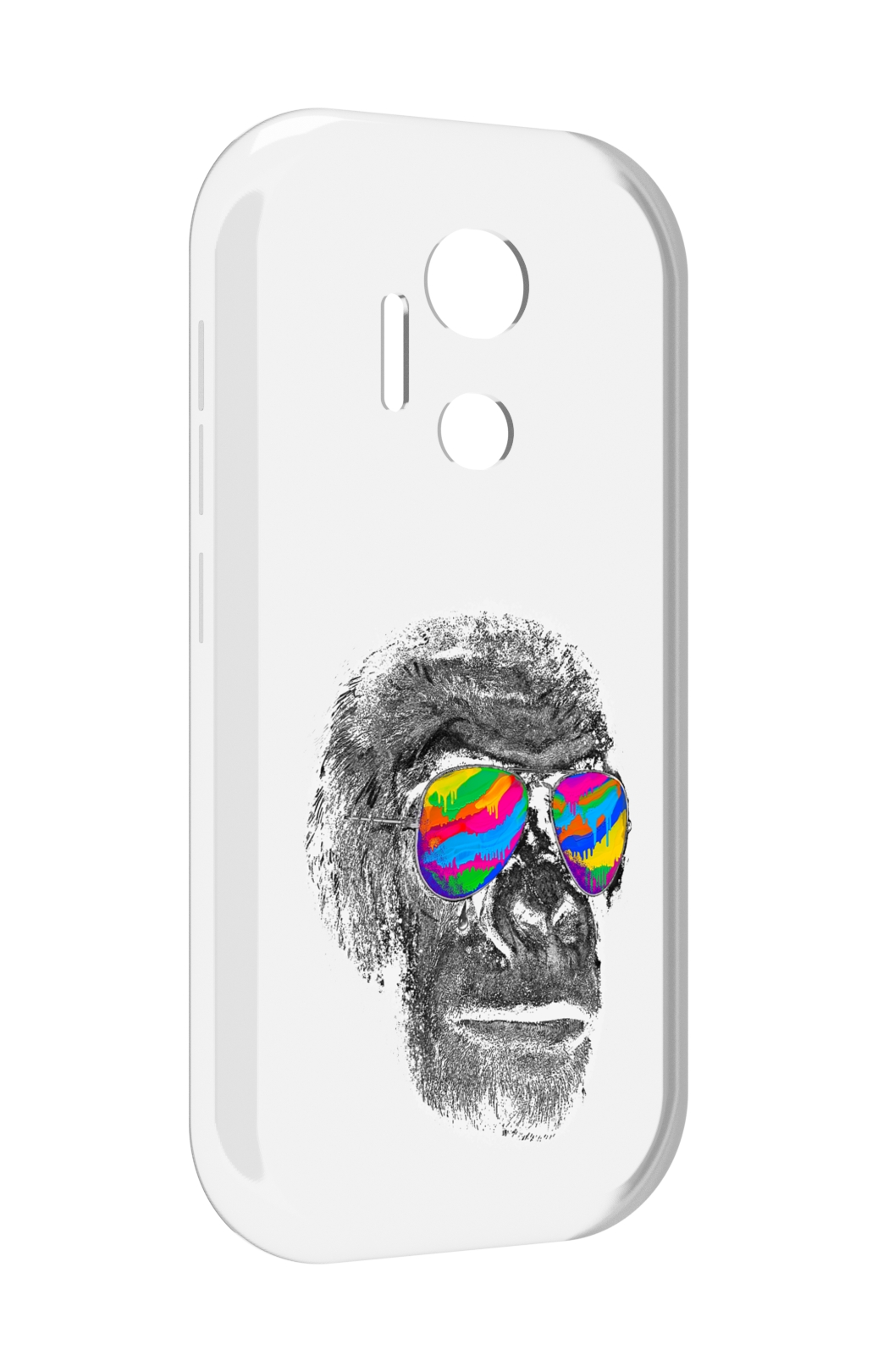 

Чехол MyPads крутая обезьяна в очках для doogee x97 pro, Прозрачный, Tocco