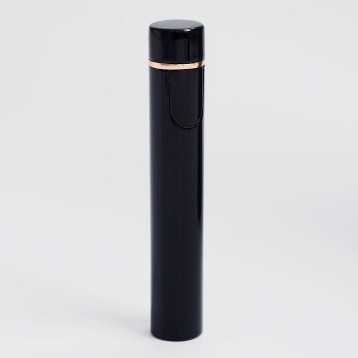 

Зажигалка электронная, спираль, с индикатором заряда, USB, Черный, спираль
