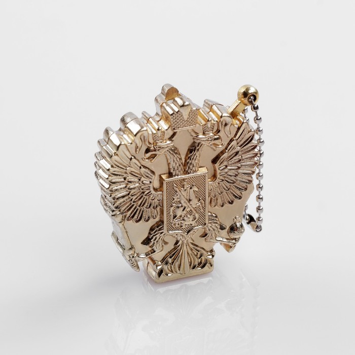 фото Зажигалка газовая "орёл на щите", пьезо, 4.5 х 5.5 см, микс nobrand