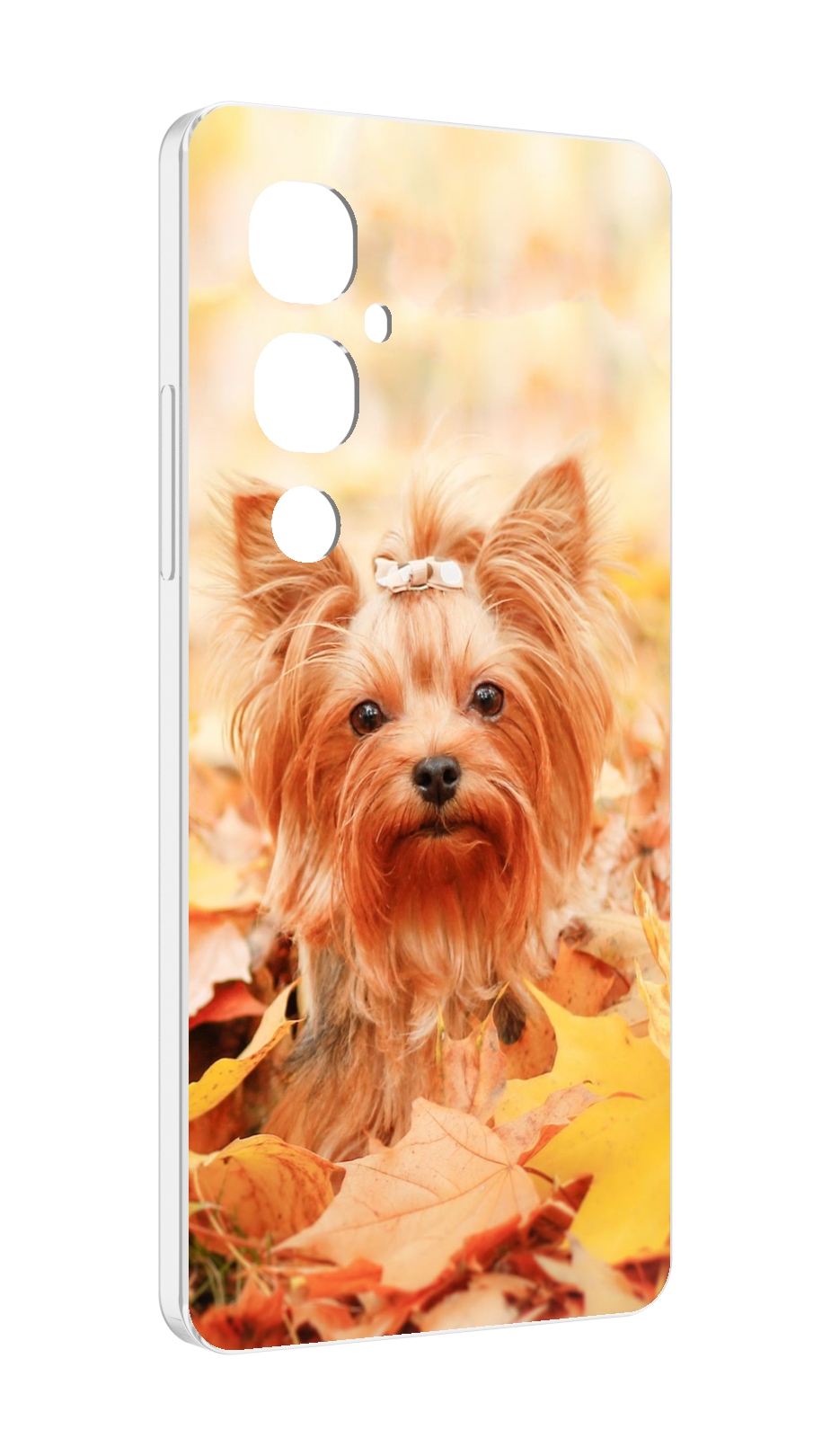 

Чехол MyPads еркширдскии терьер иорк для Tecno Pova 4 Pro, Прозрачный, Tocco