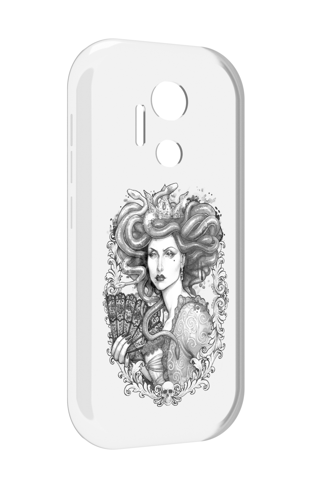 

Чехол MyPads медуза черно белый для doogee x97 pro, Прозрачный, Tocco