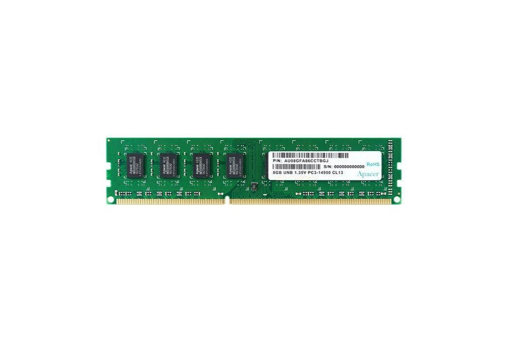 

Оперативная память Apacer (DG.04G2K.KAM), DDR3 1x4Gb, 1600MHz