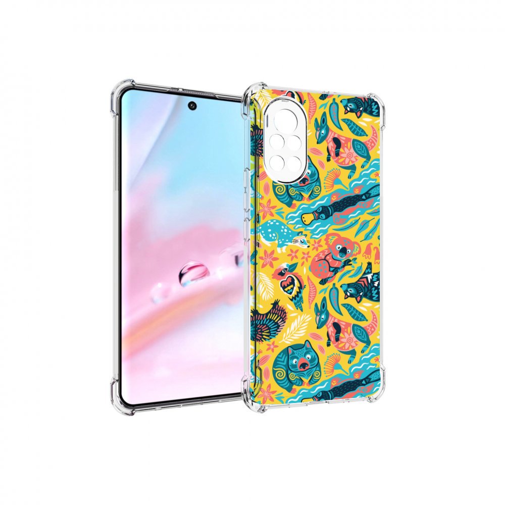 

Чехол MyPads seamless-pattern для Huawei Nova 8 (ANG-LX1), Прозрачный, Tocco