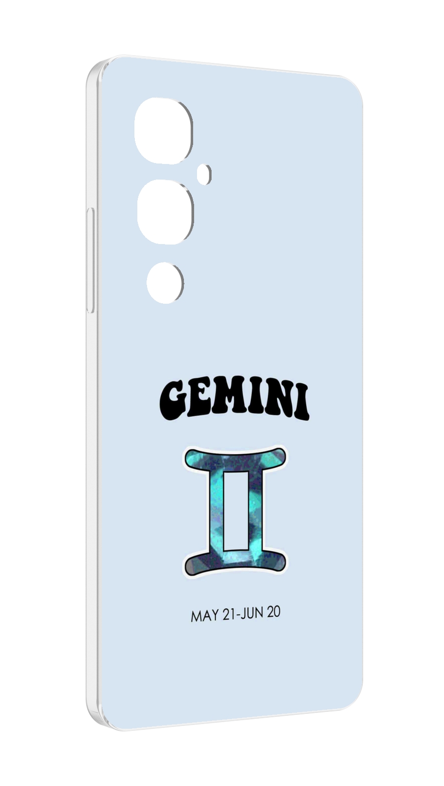 

Чехол MyPads знак зодиака близнецы 1 для Tecno Pova 4 Pro, Прозрачный, Tocco