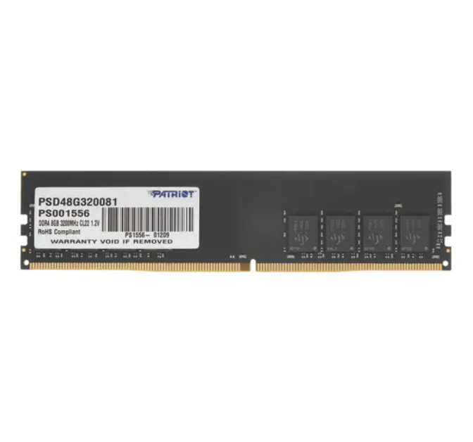 

Оперативная память PATRIOT Signature DDR4 8Gb 3200MHz (PSD48G320081)