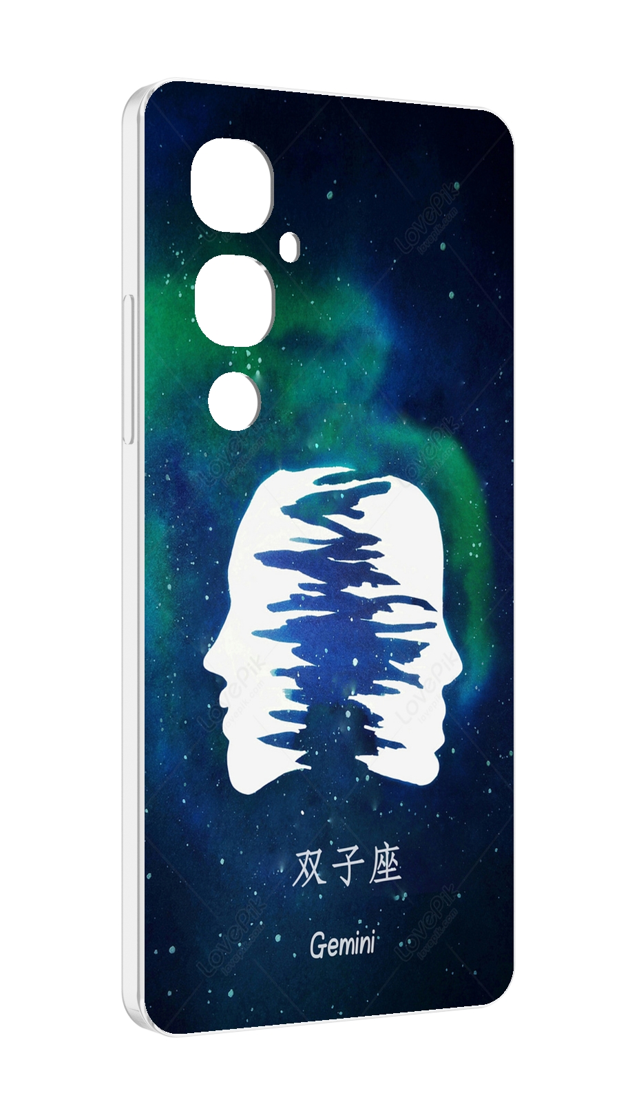 

Чехол MyPads знак зодиака близнецы 6 для Tecno Pova 4 Pro, Прозрачный, Tocco