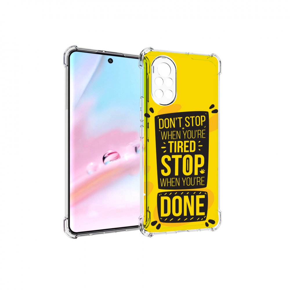 

Чехол MyPads yellow-done для Huawei Nova 8 (ANG-LX1), Прозрачный, Tocco