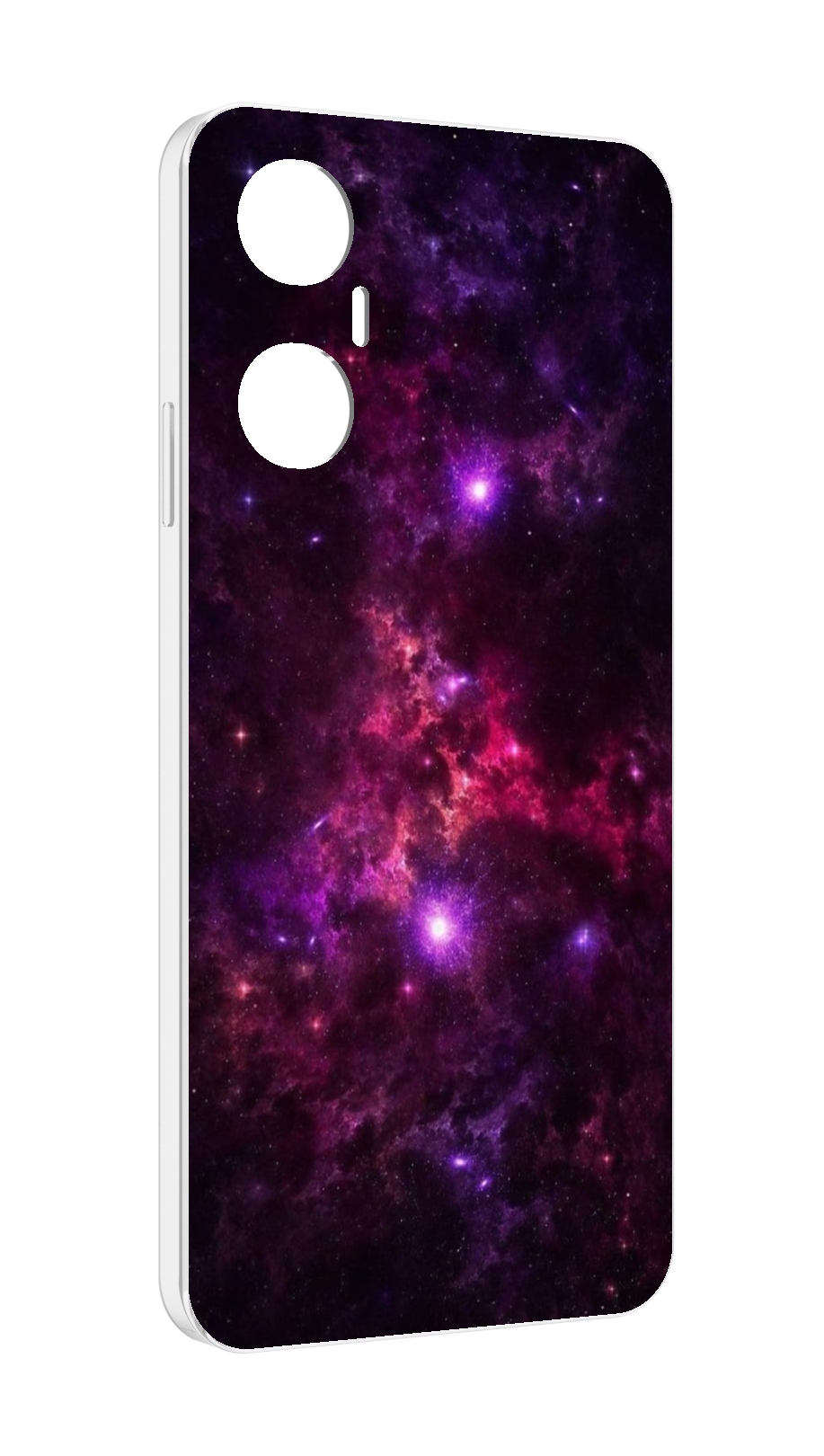 

Чехол MyPads фиолетовый-космос-с-облаками для Infinix Hot 20 5G, Прозрачный, Tocco