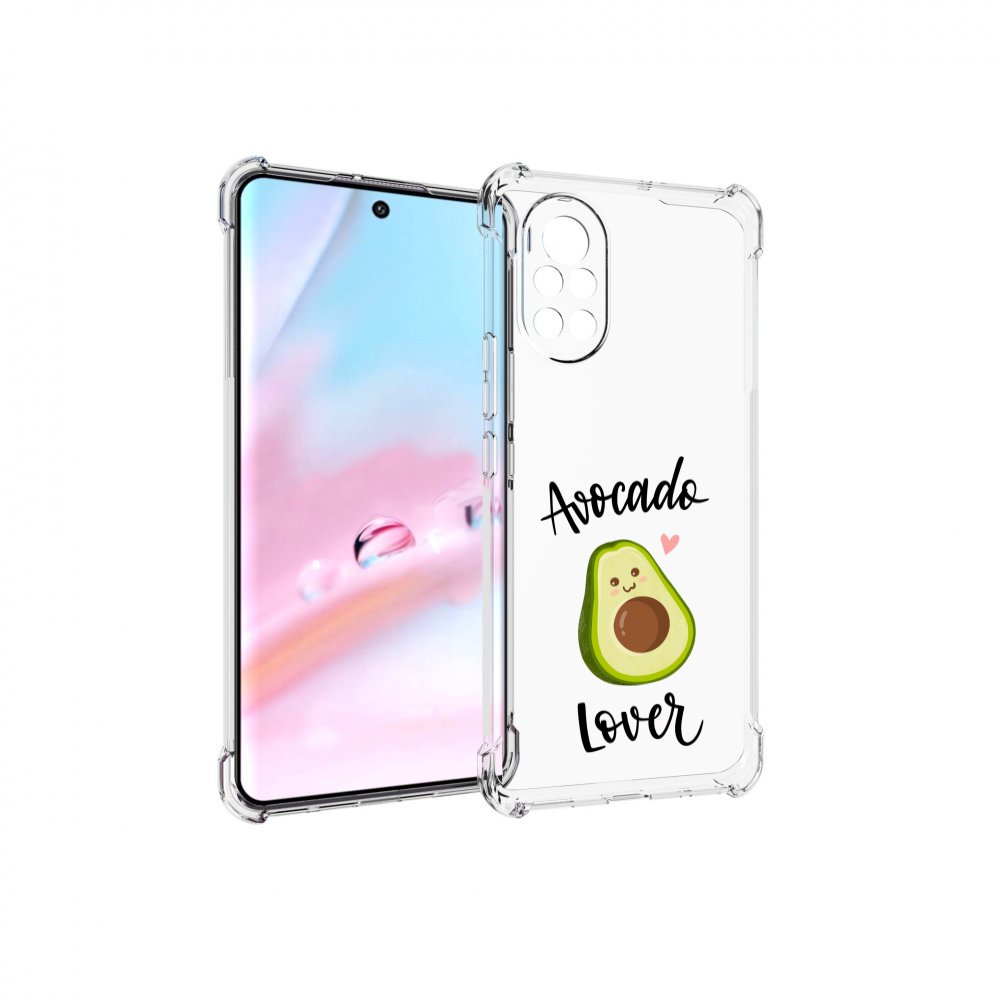 

Чехол MyPads Авокадо-любовь для Huawei Nova 8 (ANG-LX1), Прозрачный, Tocco