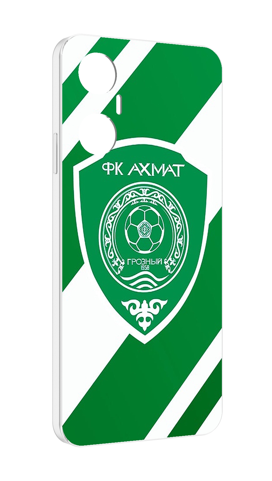 

Чехол MyPads фк ахмат грозныи мужской для Infinix Hot 20 5G, Прозрачный, Tocco